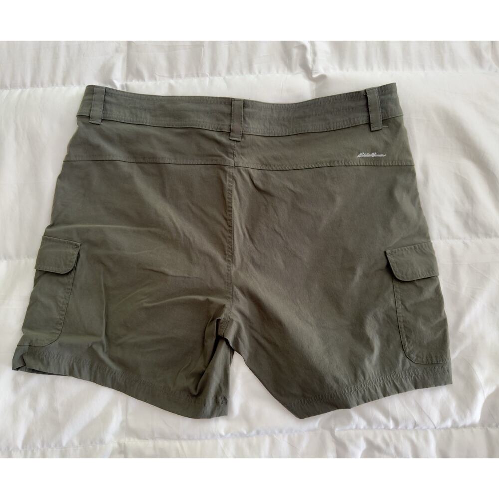 Eddie Bauer Women’s Summer Trail Cargo Shorts Stretch Hiking Outdoors NWOT 16 - Picture 3 of 8